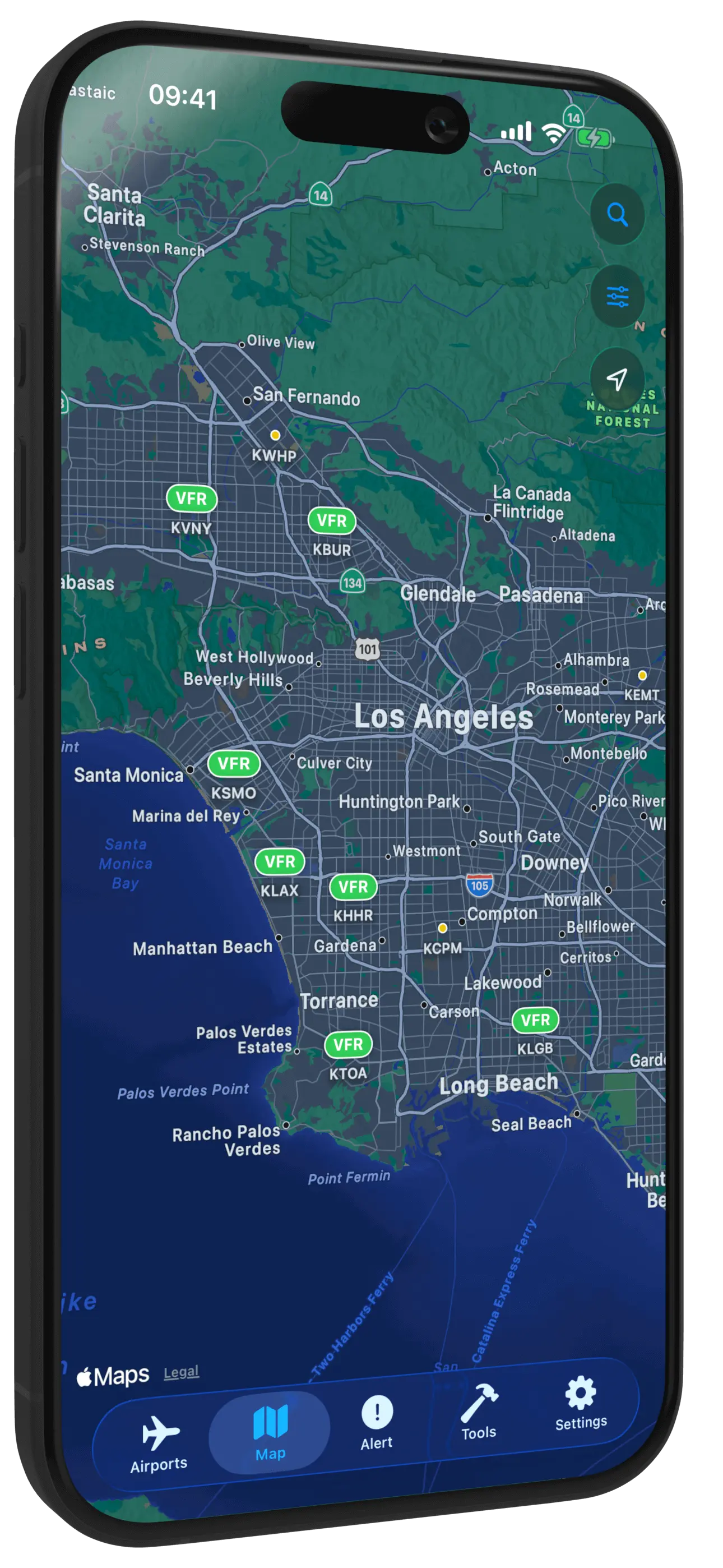 AirportWX app screenshot